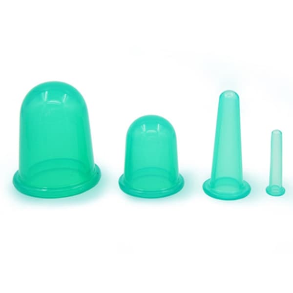 Koppning 4-pack - Vakuumkoppar för massage/cellulitbehandling, CJY