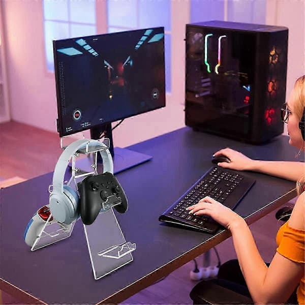 kompatibel med spel för Switch Controller Skrivbordsställ Hörlursförvaringsställ CJY