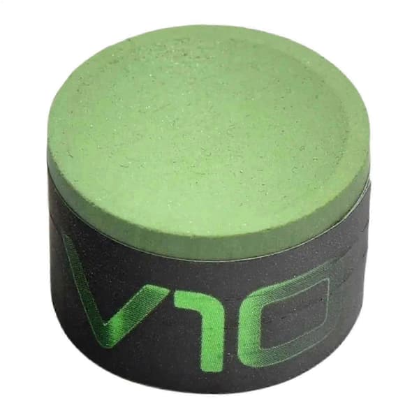 1 stk. - Taom V10 Blå/Grøn Professionel Pool/Billard Kridt green