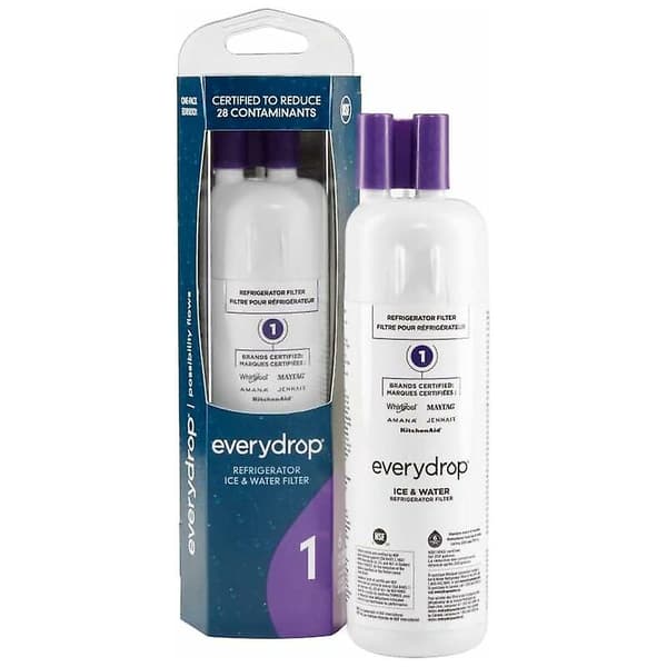 2-pack Everydrop by Whirlpool 1 isvattenkylskåpsfilter, EDR1RXD1, lila