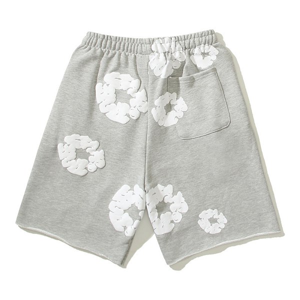 Hot Big Talker Biber Samme Stil Kapok Fulltrykte Shorts Menn Sommer Casual Stilige Strandbukser Mote Gery gery 2XL