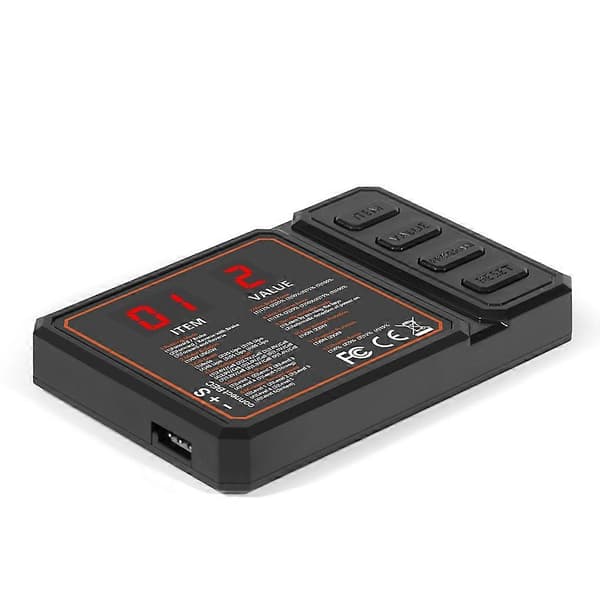 RCGOFOLLOW Programmeringskort Elektronisk hastighetsregulator Fjärrkontroll för 1/10