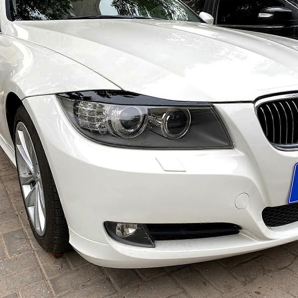 For 3-serie E90 E91 320I 330I 2005-2012 Frontlyktdeksel Pyntelist Øyenbryn Deksel Trim Stic