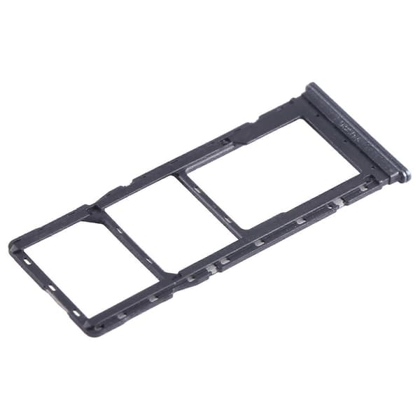 Til Infinix Hot 11 Play SIM + SIM-kortbakke + Micro SD-kortbakke Black