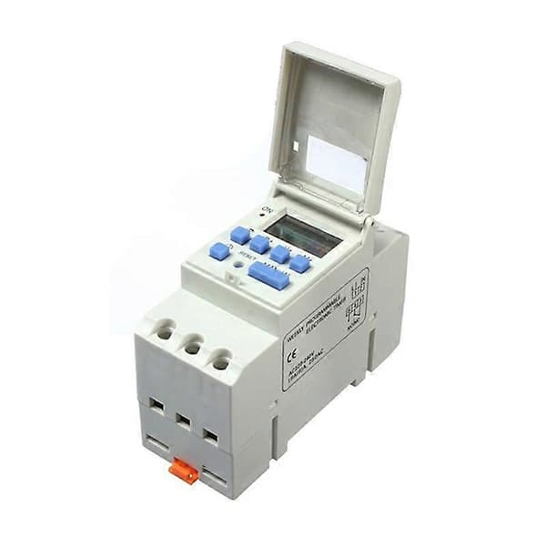 Elektronisk Ukentlig 7 Programmerbar Digital Tidsbryter Relé Timer Kontroll 220V 230V 30A Din