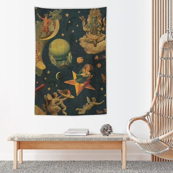 The Smashing Pumpkins Tapestry Flag Mellon Collie And The Infinite Sadness Poster Polyester Print Presentbild Måla Gobelänger Konstverk Be