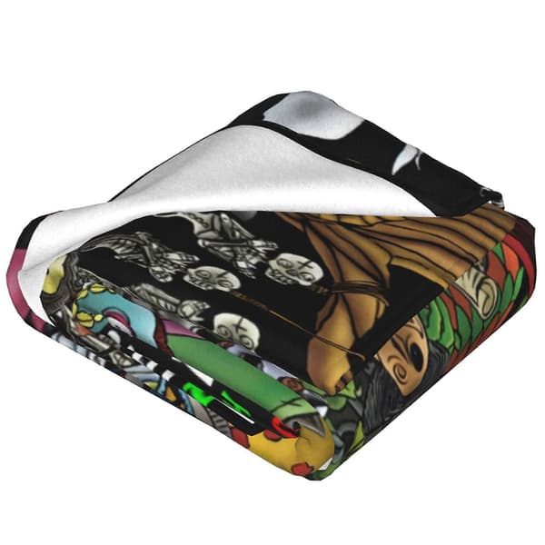 The Nightmare Before Christmas Teppe Seng Rom Dekor Flanelltepper For Seng Sofa 100x75 cm
