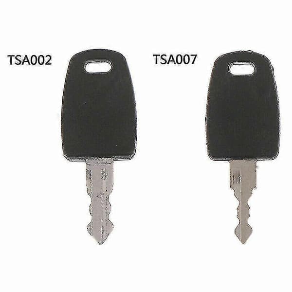 Multifunktionel TSA002 007 Bagage Kuffert Nøgle Taske Told TSA Lås Nøgle