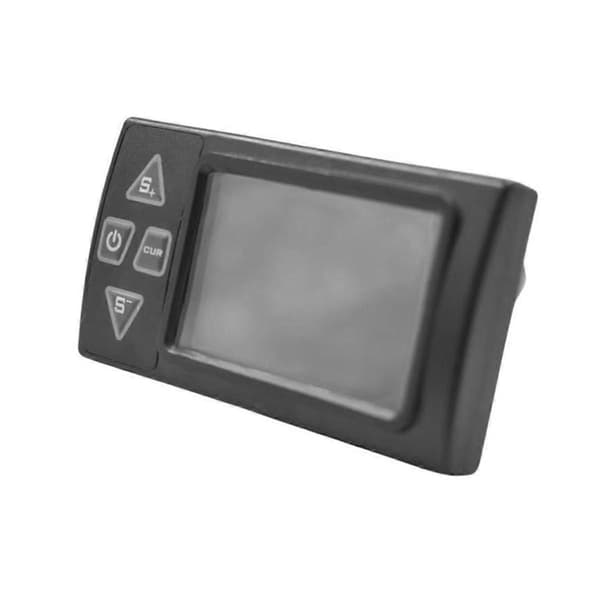 24V 36V 48V 60V S861 LCD Ebike Display Dashboard Måler for Elektrisk Sykkel BLDC Kontroller Kontrollpanel (SM Plugg) Black
