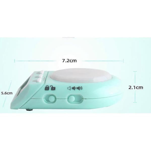Elektronisk timer digital påminnelsesvekkerklokke timer nedtellingstimer vektformet timer