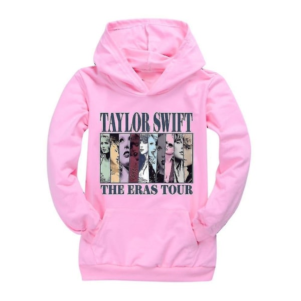 Unis Pop Taylor Swift The Eras Tour Printed T-paita Printed T-tröja/Hoodies Huppari Pusero Toppar Casual Blusar 2-22 pinkki 9-10 vuotta purple
