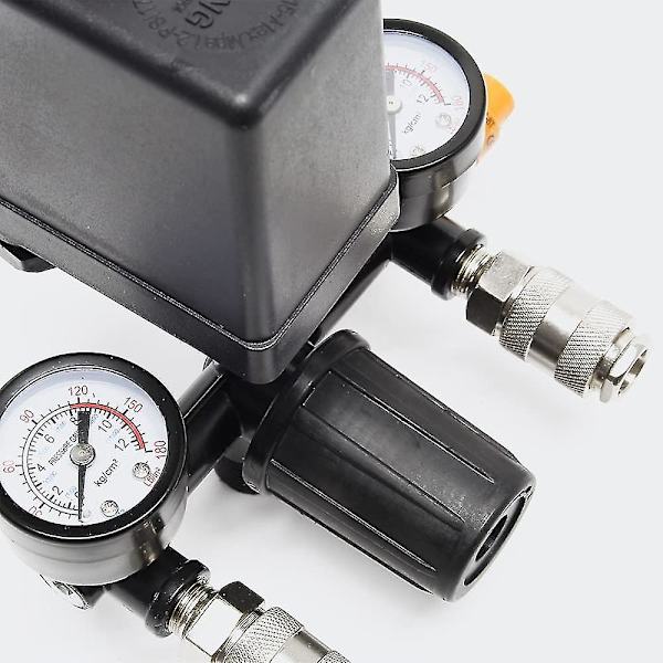 Trykregulator Med Trykafbryder Til Kompressor Trykafbryder 2 Displays, CJY