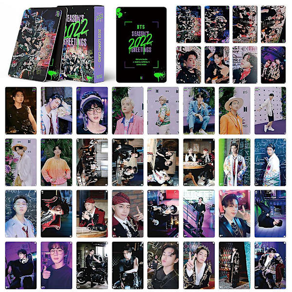 55 stk Bangtan Boys Foto Kort Bts Lomo Kort Bangtan Boys 2022 Season's Greeting Album Lomo Kort Bangtan Boys Merch Box Kort Gavepakke Til Army Fan