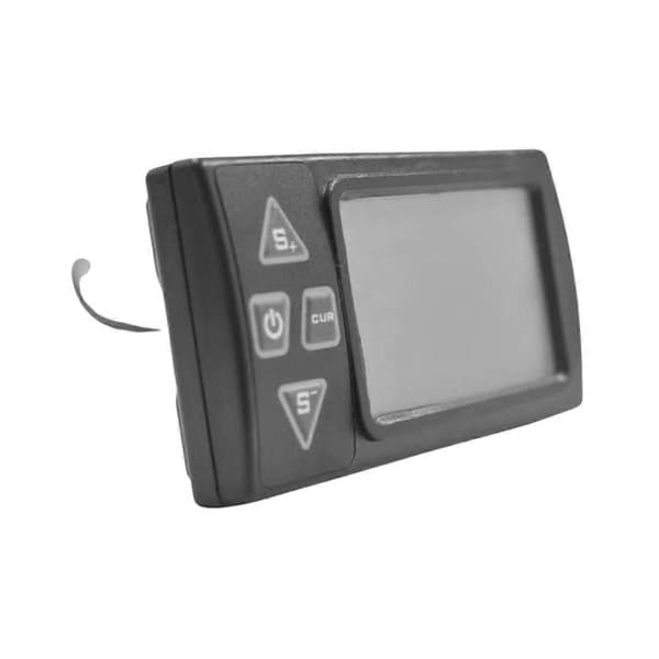 24V 36V 48V 60V S861 LCD Ebike Display Dashboard Måler til Elcykel BLDC Controller Kontrolpanel (SM Stik) Black
