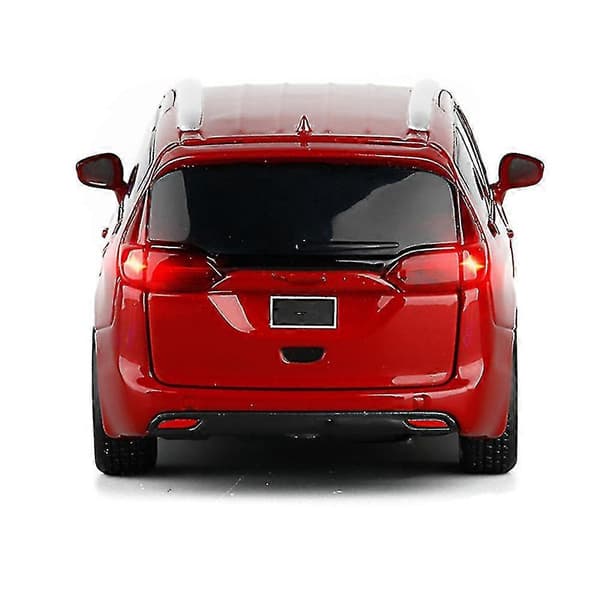 1/32 Trykstøbt Modelbil Legetøj Samling Lyd Lys Gave til Chrysler Pacifica MPG-GoodCJY Red