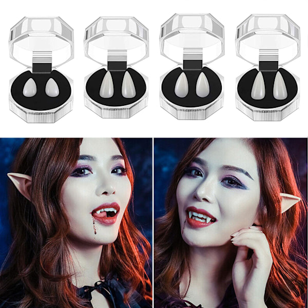 Halloween Tenner Fanger Kostyme Lysende Gebiss Cosplay Rekvisitter I0 LysendeC 1.7 LuminousB 1.5cm