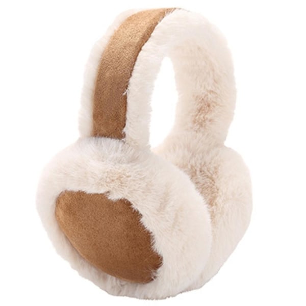 IKEPOD Australsk fåreskinds uld ørekopper, hyggelige unisex ørevarmere, holder ørerne varme om vinteren til M