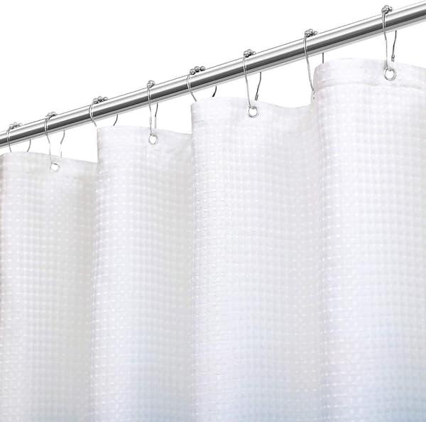 Duschdraperier för badrum, duschdraperier i polyester för badrum, vattentät duschdraperilinje