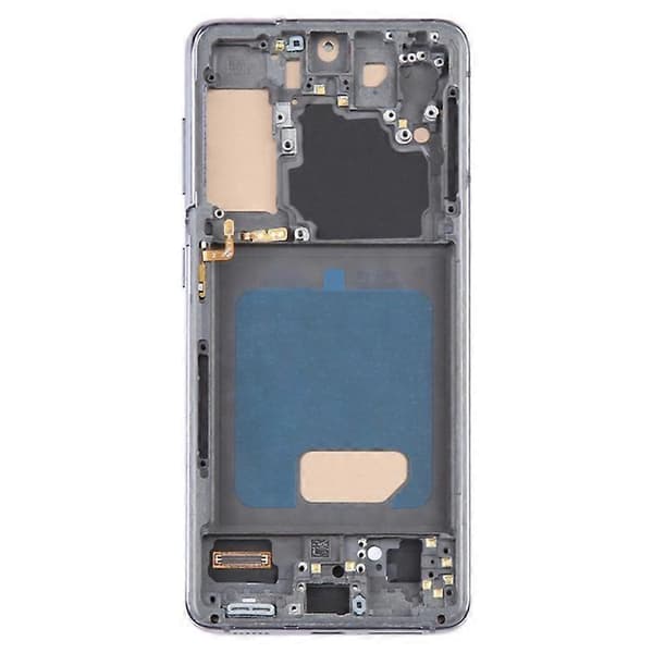 Kompatibel til Samsung Galaxy S21 5G G991 Grade C LCD-skærm og digitizer-samling + rammedel (TFT) (uden logo) Grey