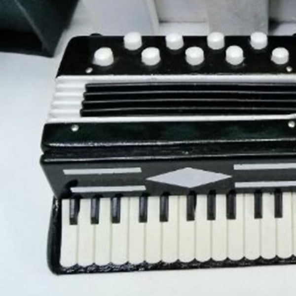 Miniature harmonika Mini musikinstrument harmonika Udsøgte musikinstrumenter Feriedekorat