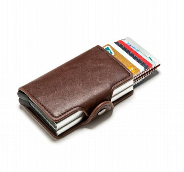 Automatisk kortholder Sort Black one size