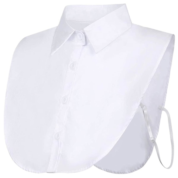 Pieces Falske Krager Avtakbar Bluse Dickey Krage Halve Gensere Falsk Krage For Kvinner Favoritter (FMY) Only 1 White