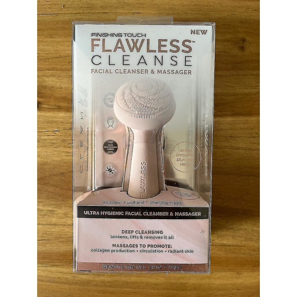 Finishing Touch Flawless Cleanse Silikone ansigtsscrubber og -rens