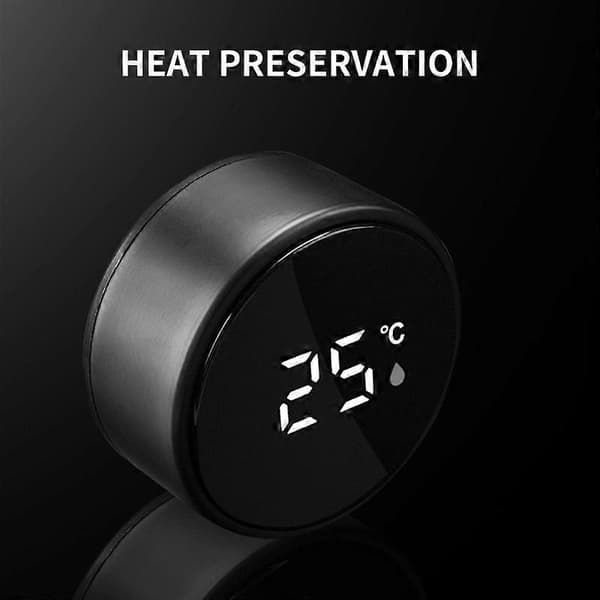 Vakuum termoflaske i stor kapacitet 304 rustfrit stål til Tesla Model 3 Model X Model S Model Y biltilbehør Black