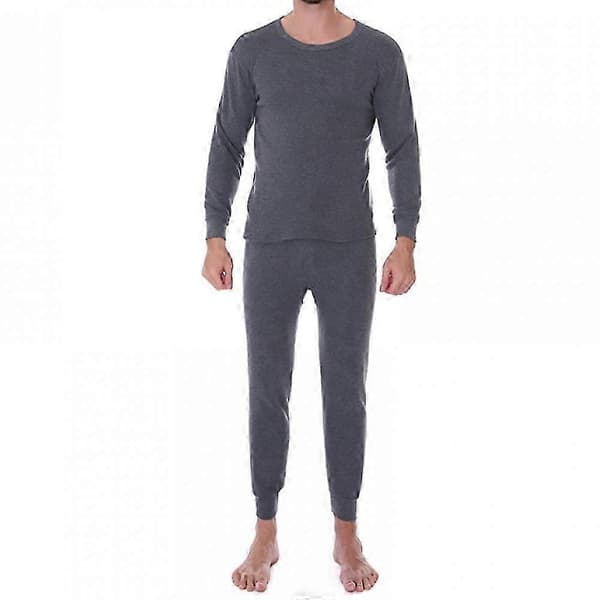 Undertøysett for menn, mørkegrå Dark Gray XXXXL