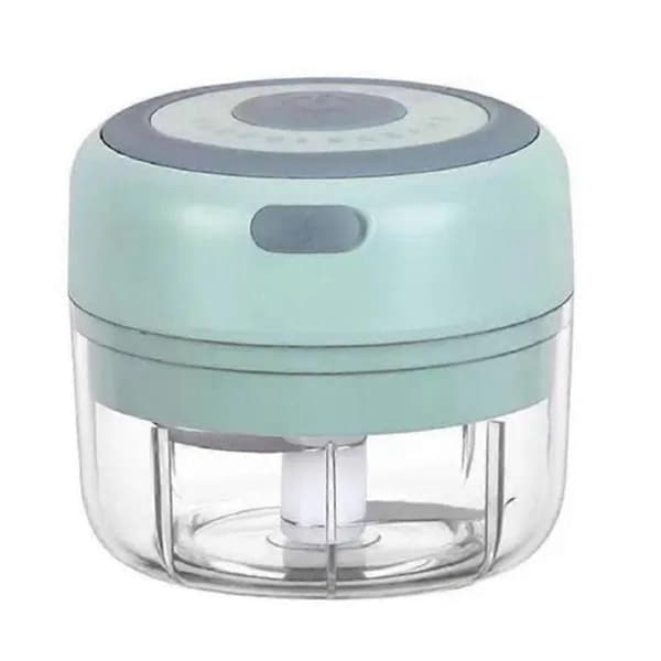 Elektrisk Mini Mathakker Hvitløkskjøttkvern Blue 8.7x7.7cm