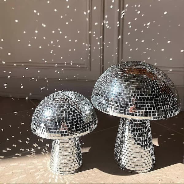 Sopp Diskokule Reflekterende Speilkule For festpynt Bar DekorasjonCJY L