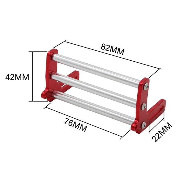 Metallisk Frontbumper Universal för 1/10 RC Crawlerbil Axial Scx10 Trx4 Uppgraderingsdelar Tillbehör