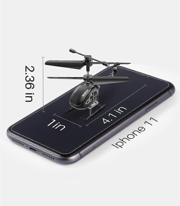 Minihelikopter, Super Liten RC-Helikopter Inomhusflygplan med Höjdhållning