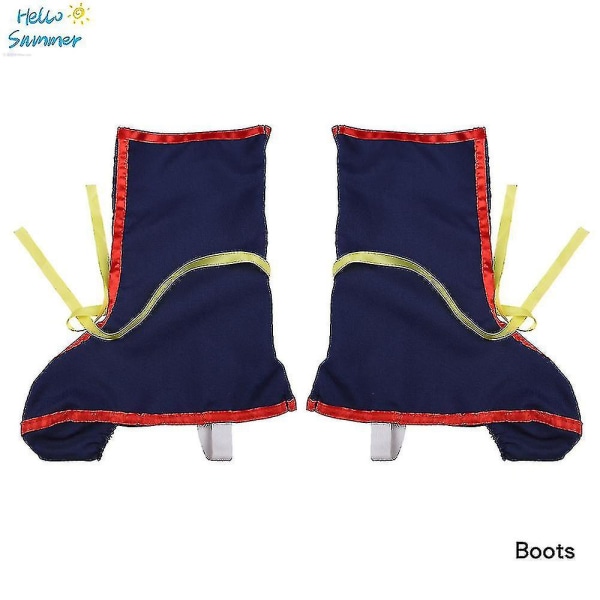 Jul Barn Vuxen Dräkter Son Goku Cosplay Kostym Anime Superhjältar Overall Svart Hår Kostym Klä Ut boots 2pcs 160 height150*160cm *Goku