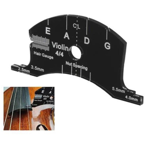 Violinbroer multifunktionel formskabelon 4/4 violinbroer reparationsværktøj