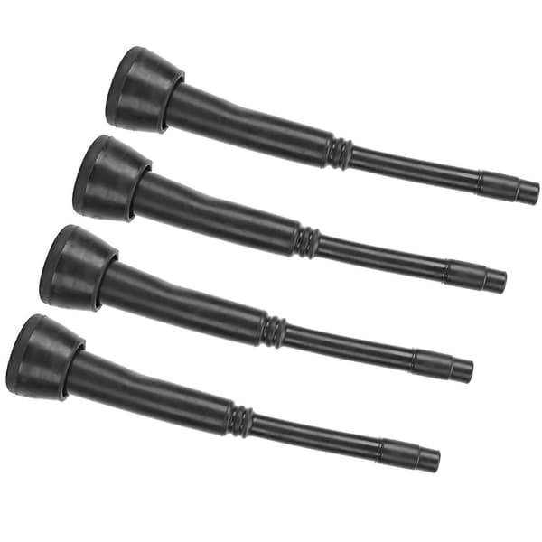 4PCS 00U Mjölkmaskinsfoder Svarta Gumminappkoppsfoder Tillbehör kompatibla med Getmjölkare