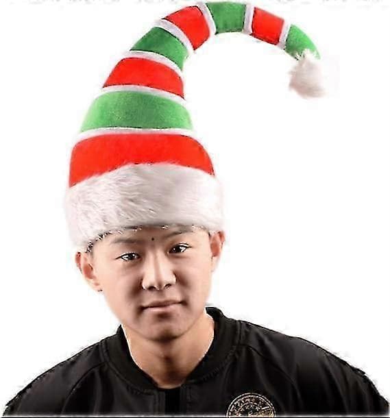 Festlig 3D Jule Elf Hat - Grim Juletrøje Festtilbehør til Voksne