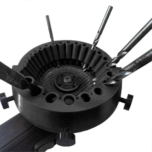 Borebitslipere, Borebitsliper Kraftborebitslipefeste for 2 til 13 mm og kompatible 125 mm slipemaskiner CJY Black