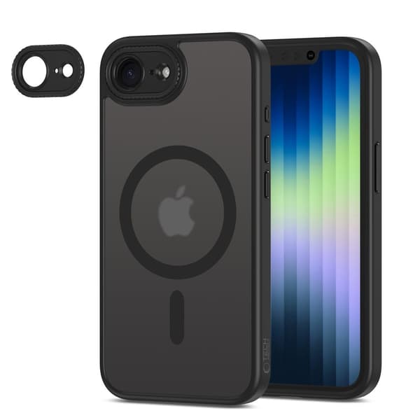 Tech-Protect iPhone 16e -kotelo MagSafe MagCam Mattamusta 70