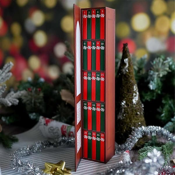 2-pak Mini Bog Ornament Julekalender, Julekalender CJY