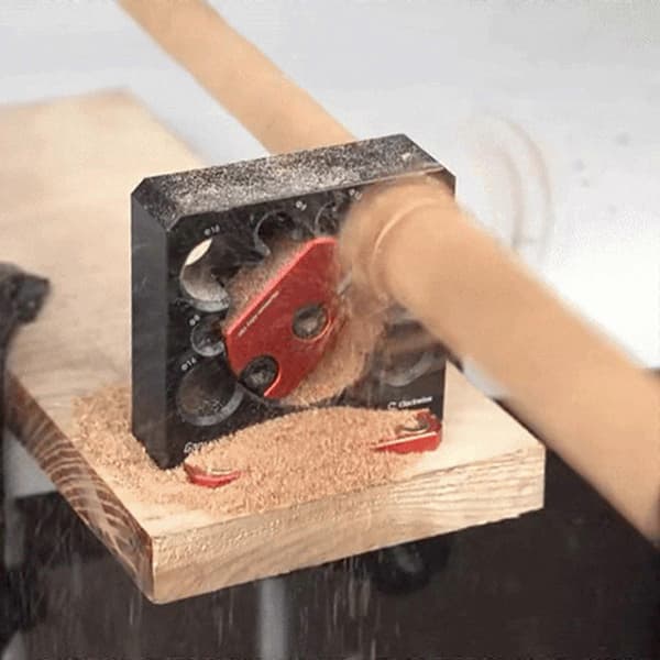 Dowel Maker Jig Kit Rund Tenon Dowel Cutter Justerbar Elektrisk Borrfräsning