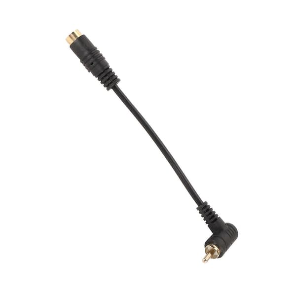4-bens video til 90° RCA han-kabel - Plug & Play Mini DIN til RCA kompositadapter