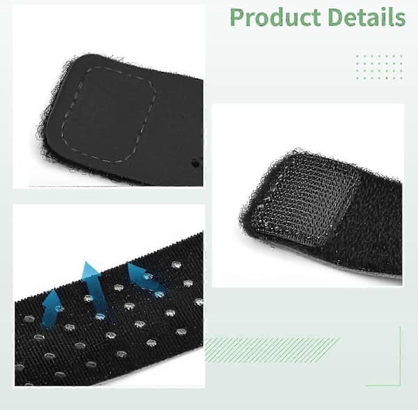 3-pack armbindlar, elastiska sportband för pulsmätare