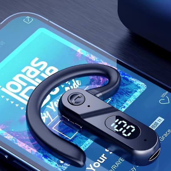 V28 benledningsheadset bluetooth 5.2 trådlöst headset enkel affärsheadset