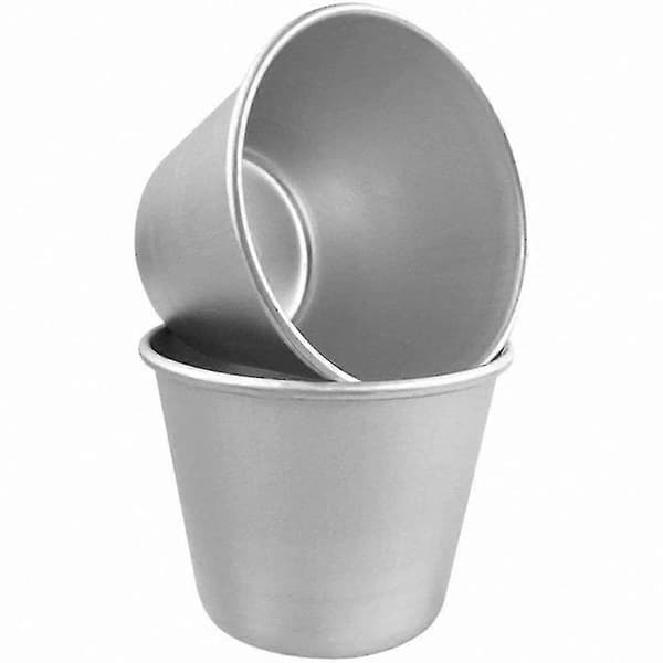 15-pakning puddingformer, non-stick puddingkopper, eggetertformer, solide former for å lage søtt og salt silver