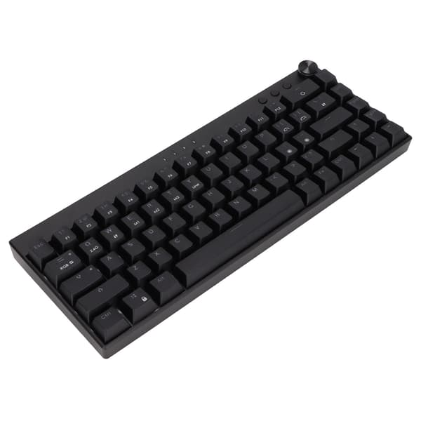 68 Keys Mechanical Keyboard RGB Backlight Wireless Wired 3 Modes 1800mAh Battery Black Gaming Keyboard with Black Switch