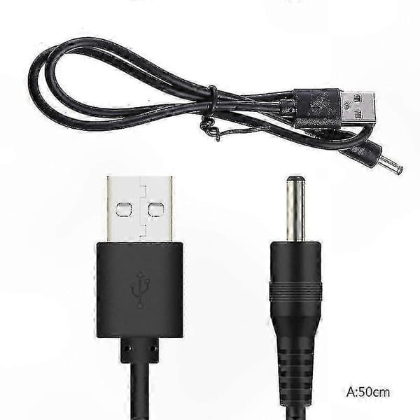 DC 3.5V USB-ladekabel for ansiktsrenseenheter, 100 cm ledningserstatning 0.5m