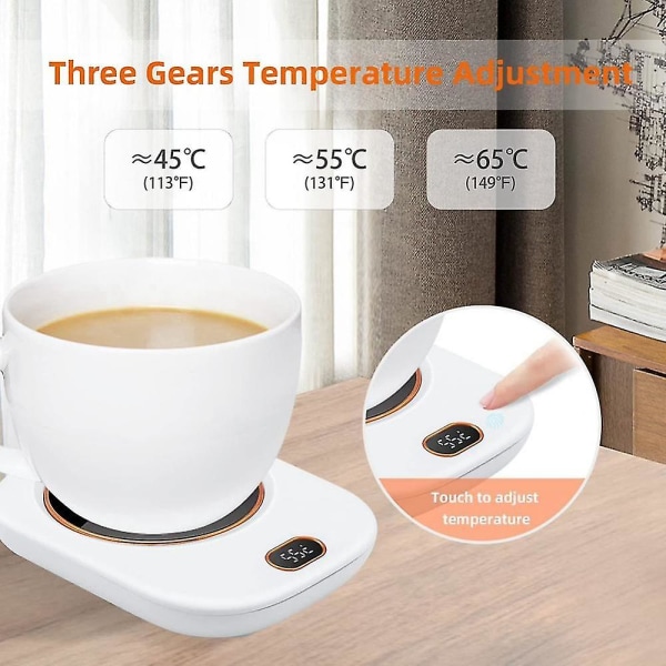 Elektrisk Kaffekopvarmer, Usb Kaffekrus Varmer Konstant Temperaturkontrol Varmeplade Fit Fo