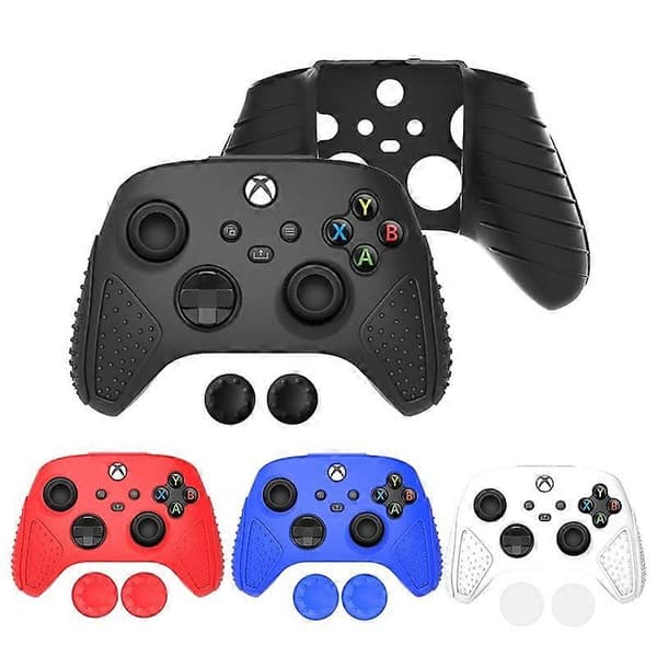 För Xbox Series S / X Gamepad Silikonskyddsfodral Black