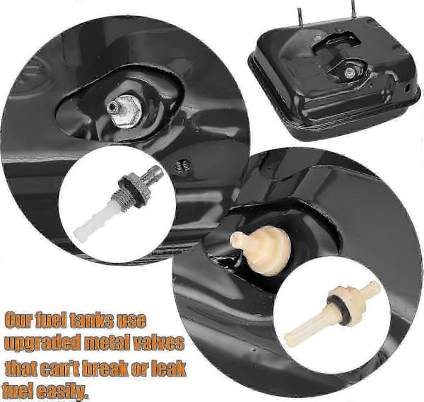 Drivstofftank for GX200-motor med rustfri kork